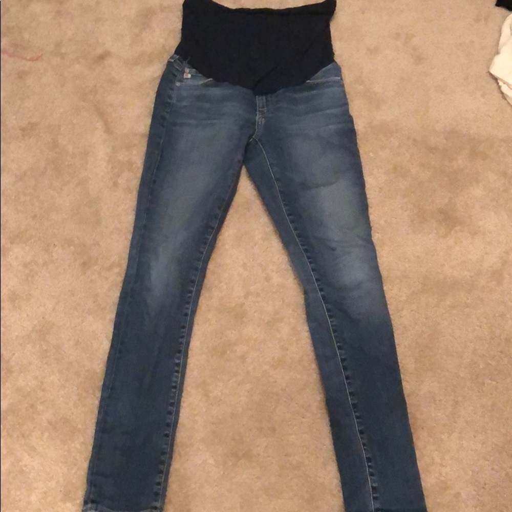 AG maternity jeans size 25 full panel